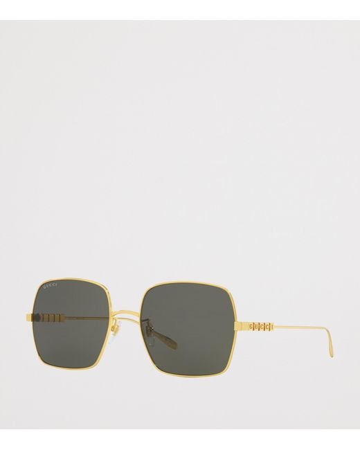 Gucci Gray Metal Gg1434S Sunglasses