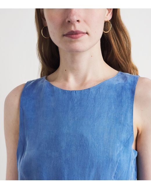 Claudie Pierlot Blue Backless Mini Dress
