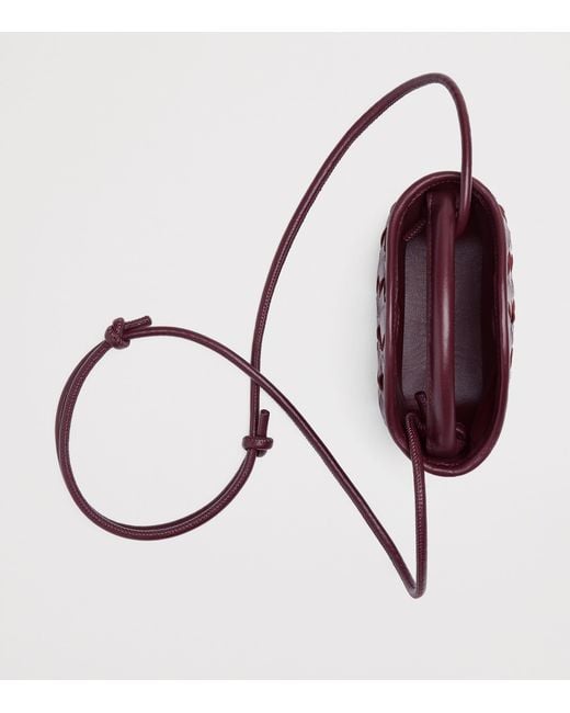 Bottega Veneta Purple Leather Candy Cobble Top-Handle Bag