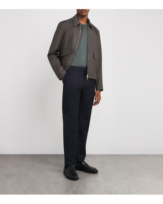 Paul Smith Gray Merino Crew-Neck Sweater for men