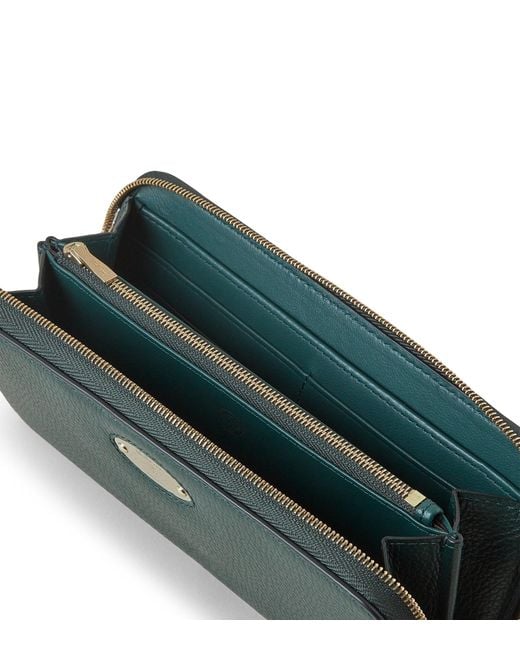 Mulberry Green Logo Plaque Purse