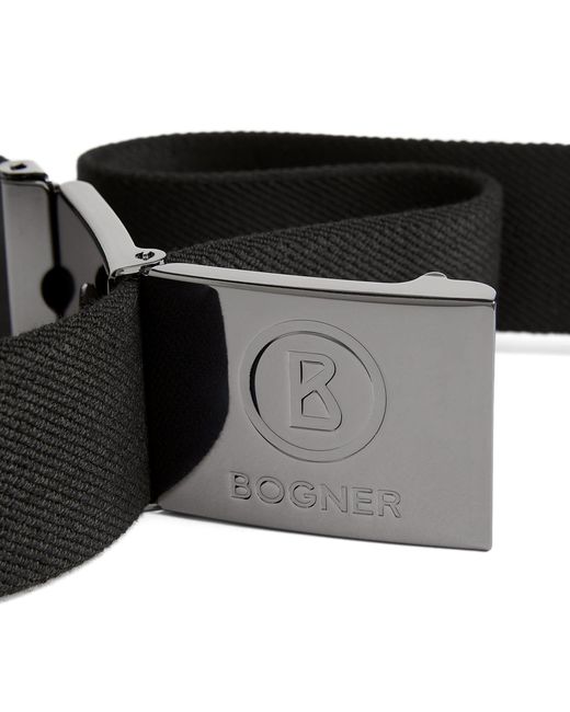 Bogner Black Sport Belt for men