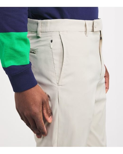 Ralph Lauren Gray Performance Twill Slim Trousers for men