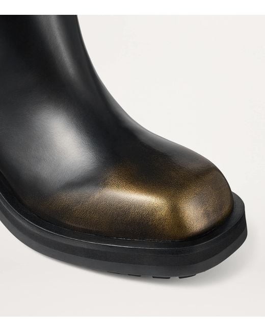 Jimmy Choo Black Brooklyn 50 Leather Knee-High Boots