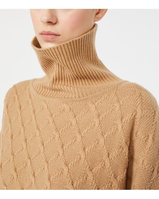 Max Mara Natural Wool-Cashmere Sweater