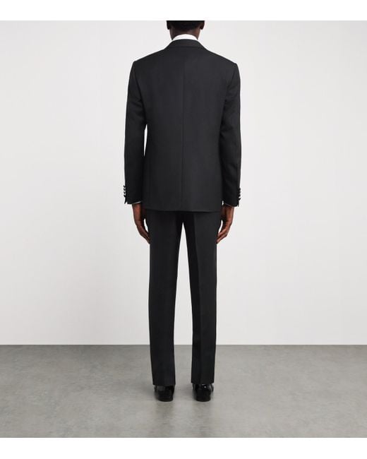Canali Black Wool 2-Piece Tuxedo for men