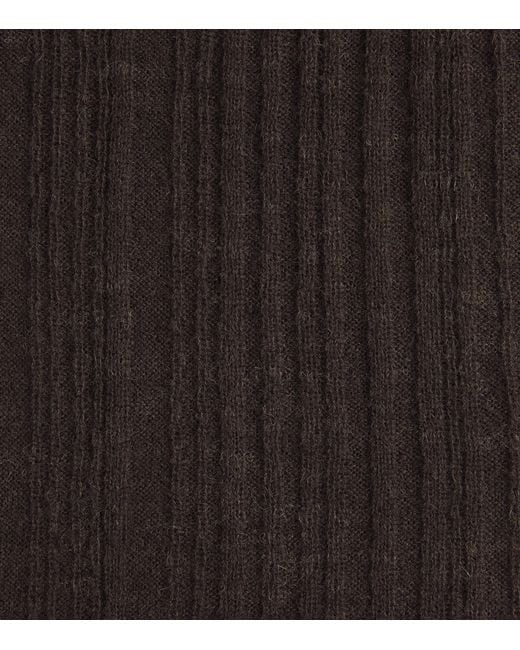 Joseph Black Wool-Blend Molony Rollneck Sweater