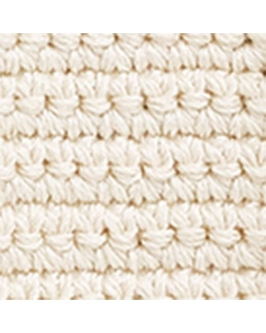 Ulla Johnson Natural Small Crochet Adria Clutch Bag