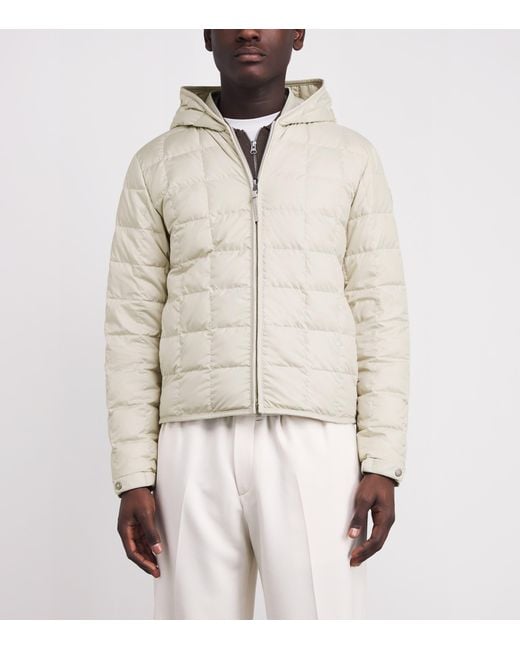 Moncler White Quilted Tahir Down Jacket for men