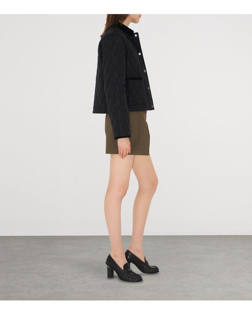 Burberry Black Cropped Jacket