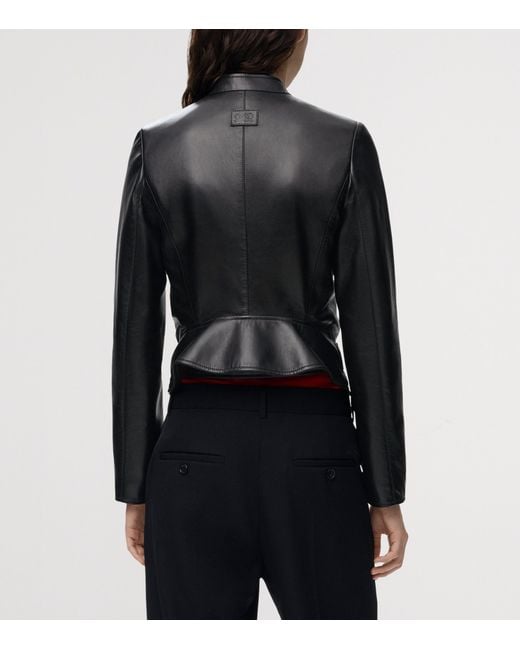 Loewe Black Biker Jacket