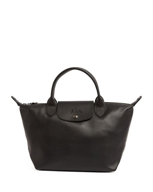 Longchamp Black Medium Leather Le Pliage Xtra Top-handle Bag