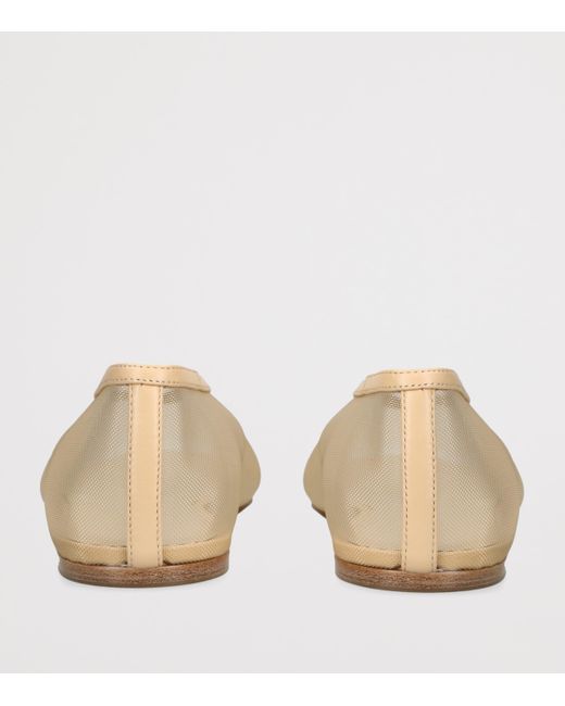 Le Monde Beryl Natural Mesh Luna Ballet Flats