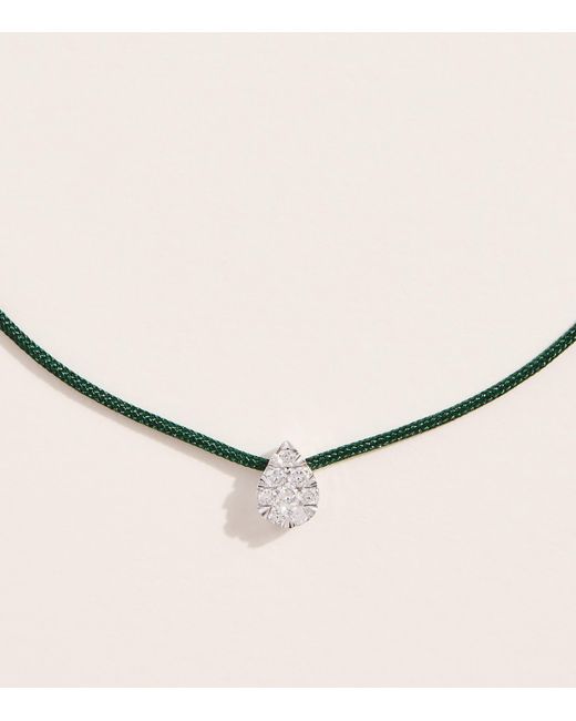 PERSÉE Natural And Diamond Danaé Cord Necklace