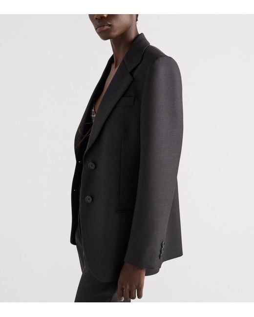 Prada Black Wool Gabardine Jacket