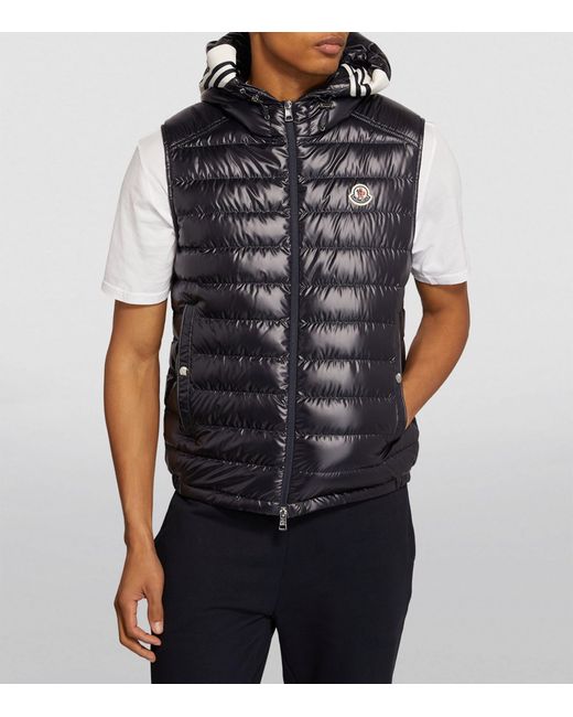 Moncler Gray Down-filled Clai Puffer Gilet for men