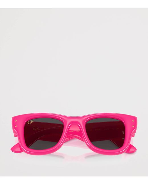 Ray-Ban Pink X A$Ap Rocky Wayfarer Puffer Sunglasses