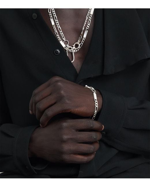 FYR Natural Sterling And Pearl Club Bracelet for men