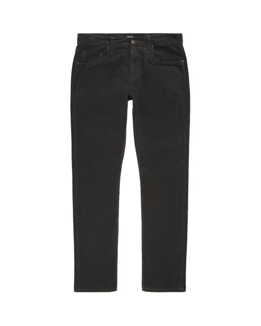 PAIGE Black Corduroy Federal Slim-Straight Jeans for men