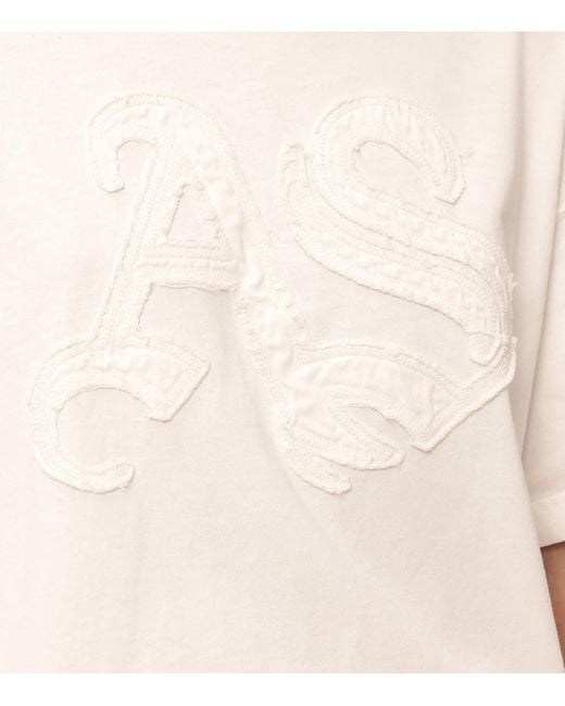 AllSaints White Organic Cotton Insignia Etta T-Shirt