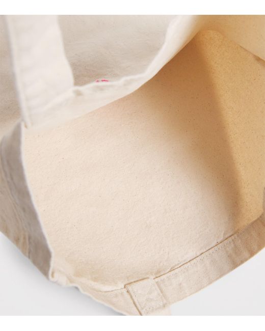 Polo Ralph Lauren White Canvas Pony Shopper Tote Bag for men