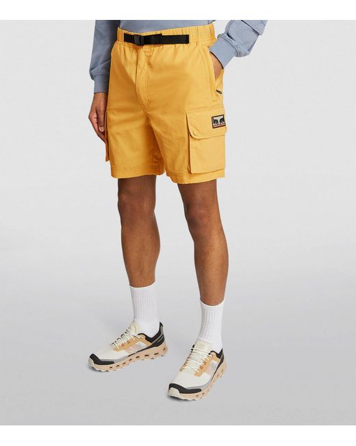 Napapijri Yellow X Obey Bermuda Shorts for men