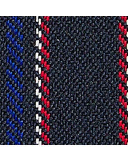 Vivienne Westwood Blue Stripe Zip Card Holder for men