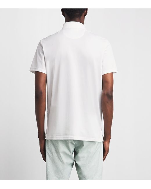 Ralph Lauren White Tour Polo Shirt for men
