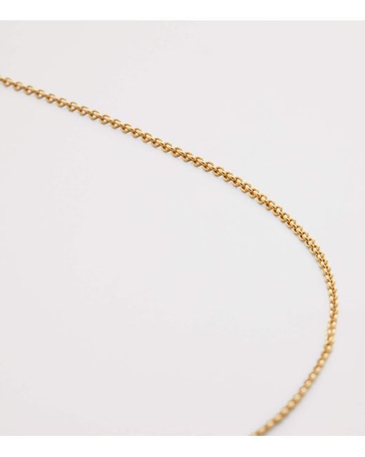 Monica Vinader Metallic Vermeil Fine Chain Necklace