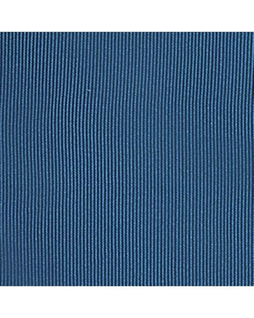 Giorgio Armani Blue Mulberry Silk Pocket Square for men