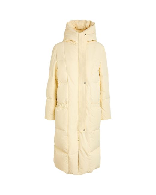Jil Sander Natural Down-filled Hooded Coat