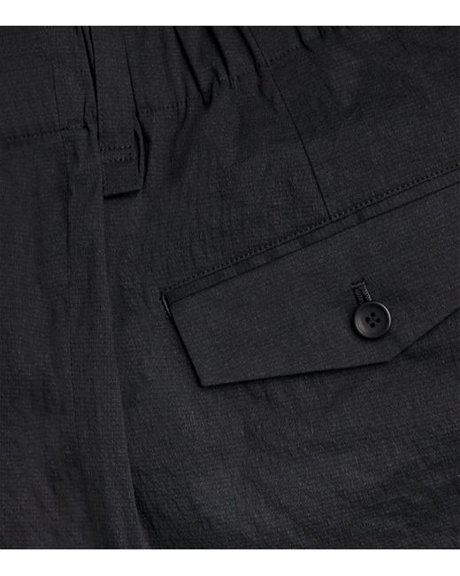 Issey Miyake Black Washi Ensemble U Trousers