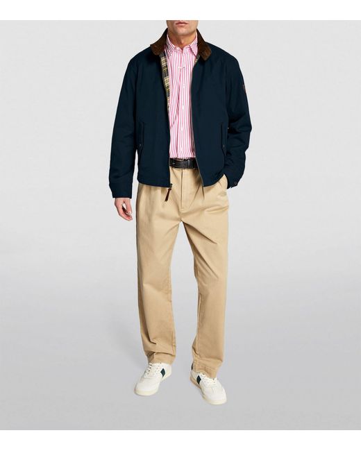 Polo Ralph Lauren Blue Cotton Zip-up Field Jacket for men