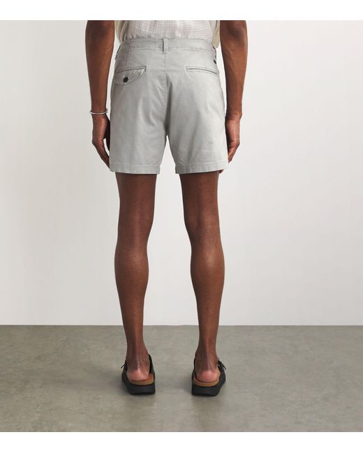 Citizens of Humanity Gray Cotton Twill Finn Chino Shorts for men