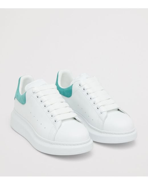McQueen White Leather Oversized Sneakers for men
