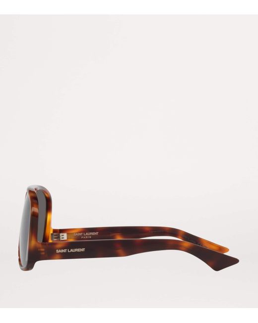 Saint Laurent Gray Acetate Sl 652 Sunglasses