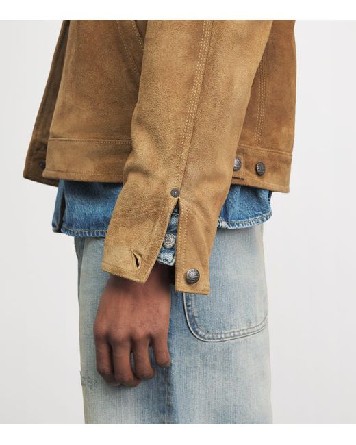 Polo Ralph Lauren Brown Suede Field Jacket for men