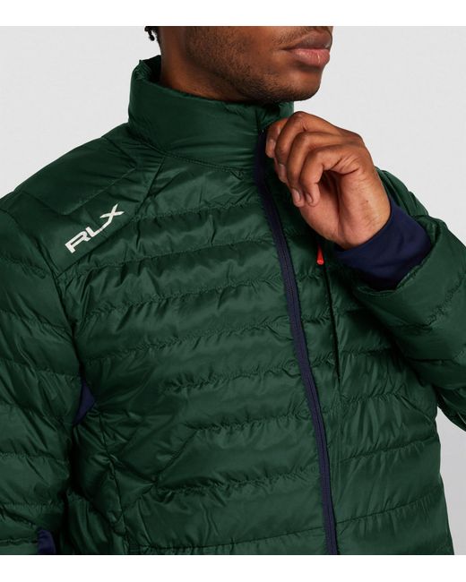 Quilted golf hot sale jacket mens