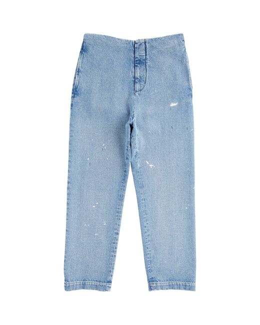 MM6 by Maison Martin Margiela Blue No-waistband Slim Jeans for men