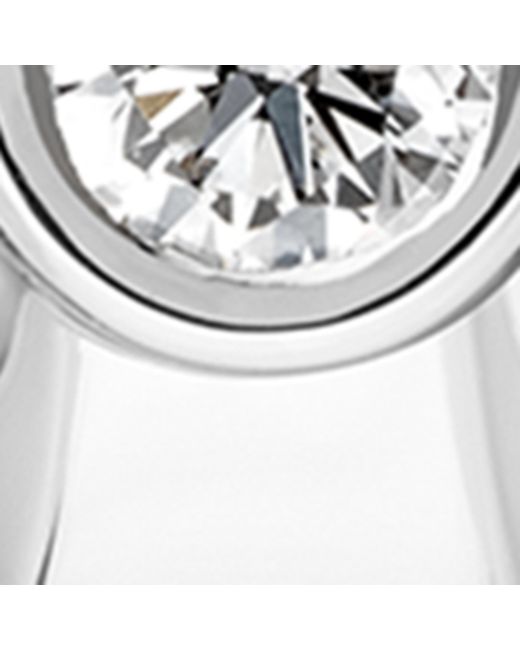 Chanel White And Diamond N˚5 Single Clip-On Earring
