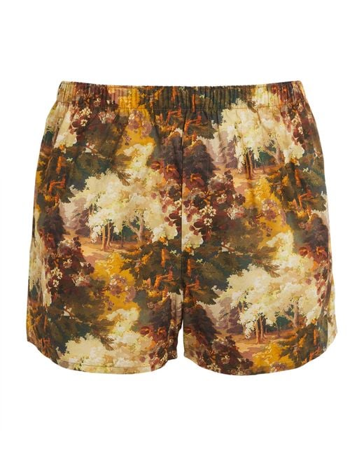 Sunspel Multicolor Cotton Printed Boxer Shorts for men