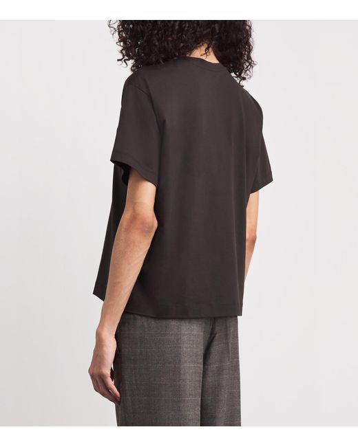 ME+EM Black Organic Cotton Oversized T-Shirt