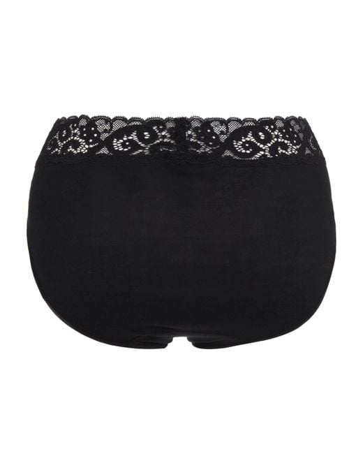 Hanro Black Moments Midi Brief