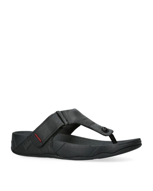 Fitflop Black Trakk Ii Toe-post Sandals for men