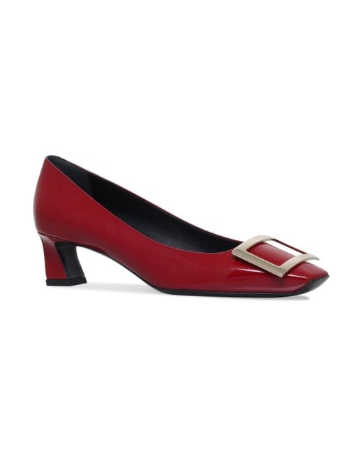 Roger Vivier Red Belle Viver Pumps 45