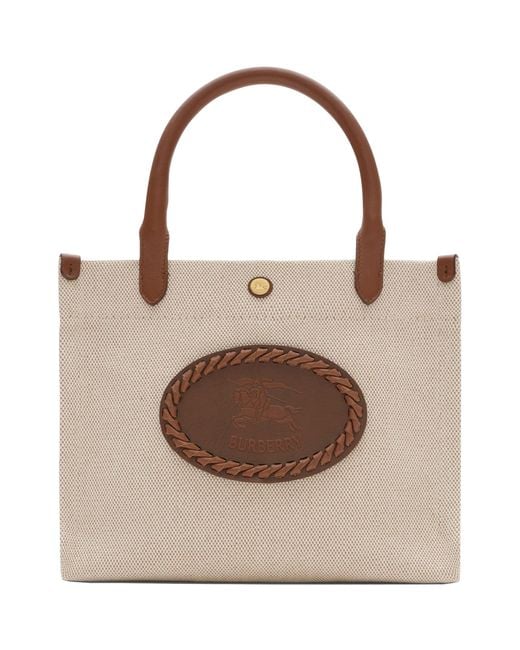 Burberry Brown Mini Canvas Clovelly Bag