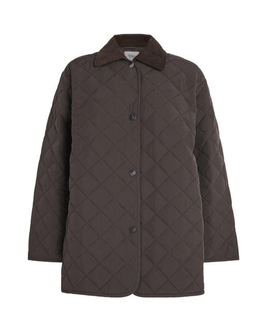 Stylein Gray Quilted Sabria Jacket