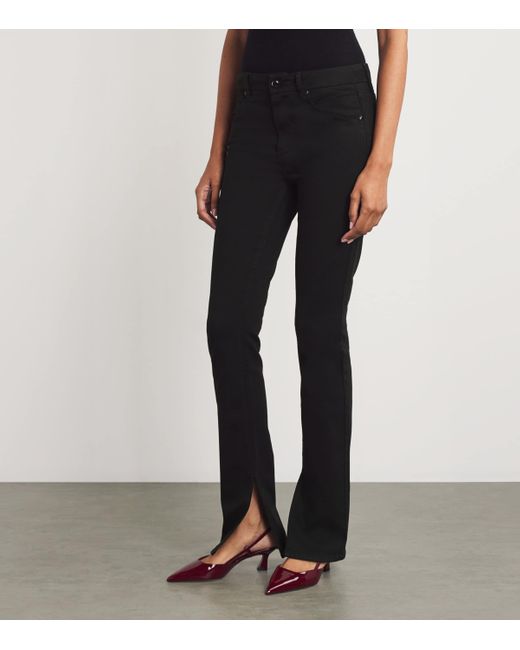 PAIGE Black Constance High-Rise Skinny Jeans