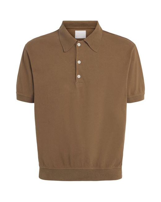 Citizens of Humanity Brown Cotton Polo Shirt for men