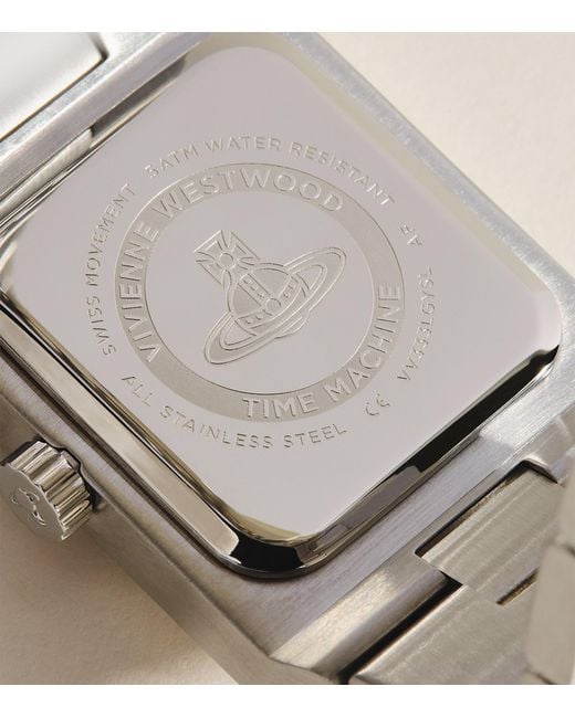 Vivienne Westwood White Stainless Steel Brunswick Watch